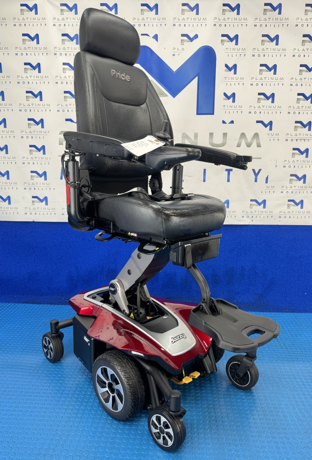 Pride Jazzy Air 2.0 Power Chair Electric Wheelchair with Electric Seat Lift 2318