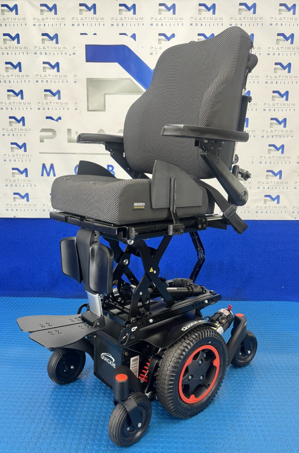 Sunrise Quickie Q300M Mini Powerchair 4 mph Riser, Tilt Electric Wheelchair 2807