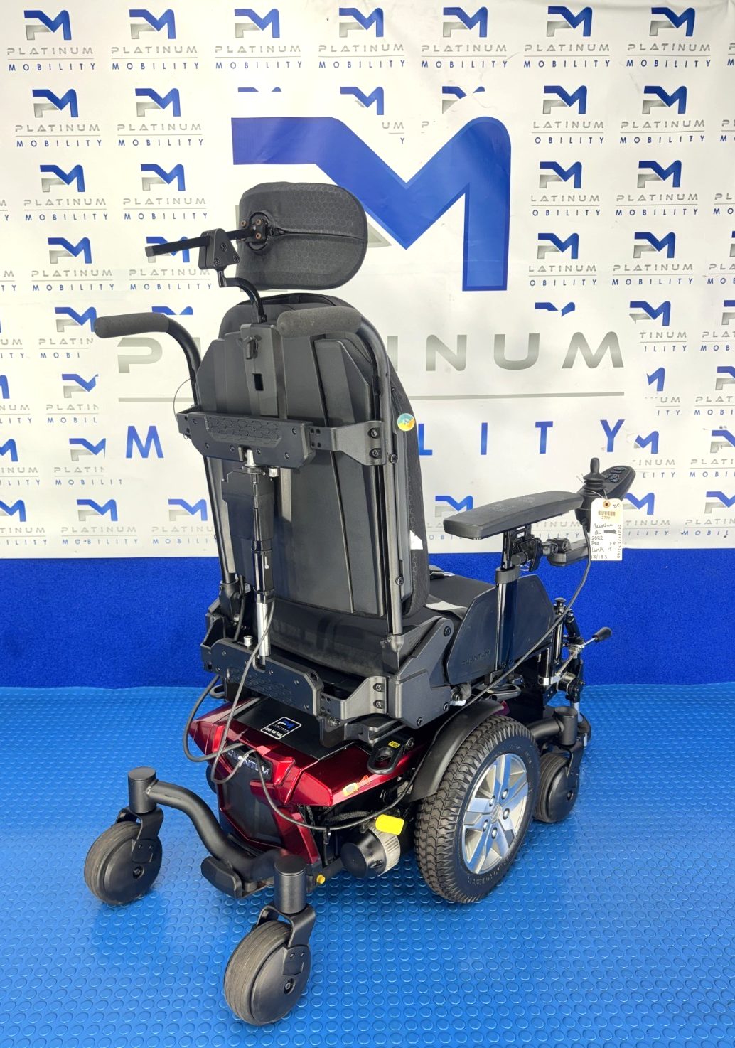 PRIDE QUANTUM Q4 MWD 4MPH ELECTRIC TILT, RECLINE MOBILITY WHEELCHAIR 2777