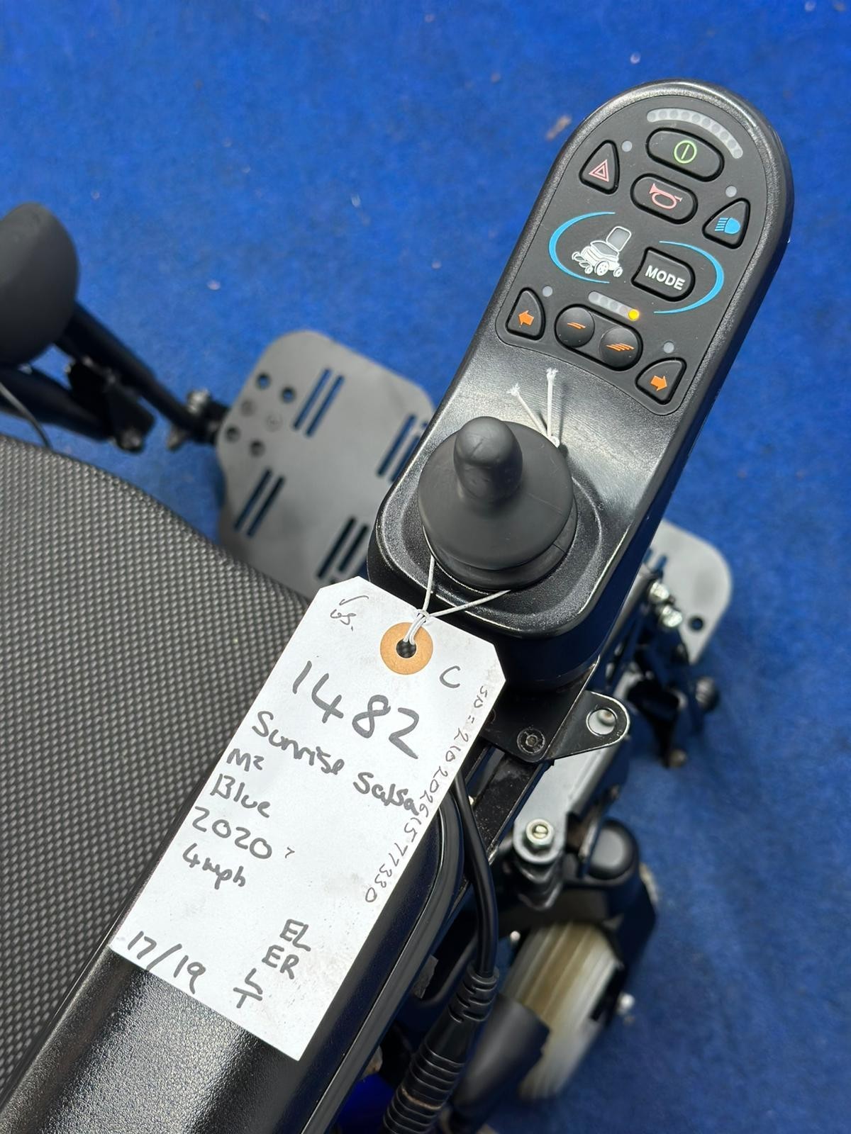 Sunrise Quickie Salsa M2 – 4mph Electric Mobility Wheelchair Powerchair (1482)