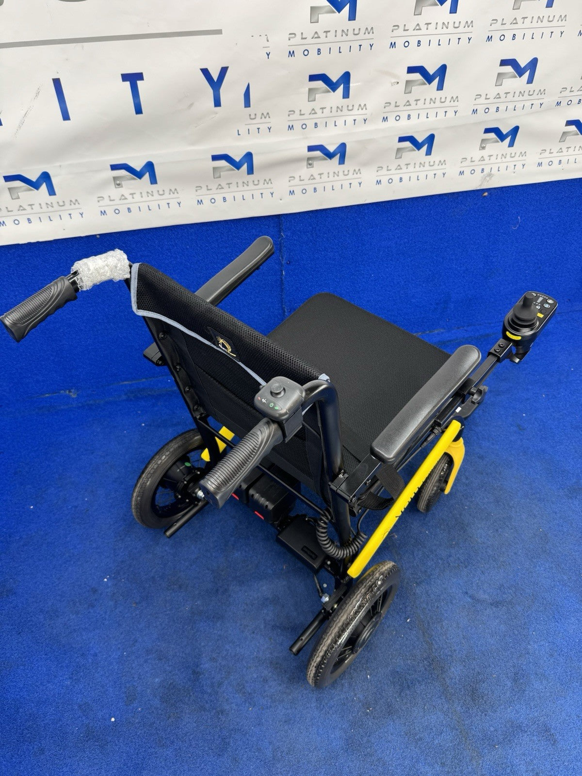 Atom Powerchair ATTENDENT Lightweight Lithium Folding Electric Wheelchair 13.2kg