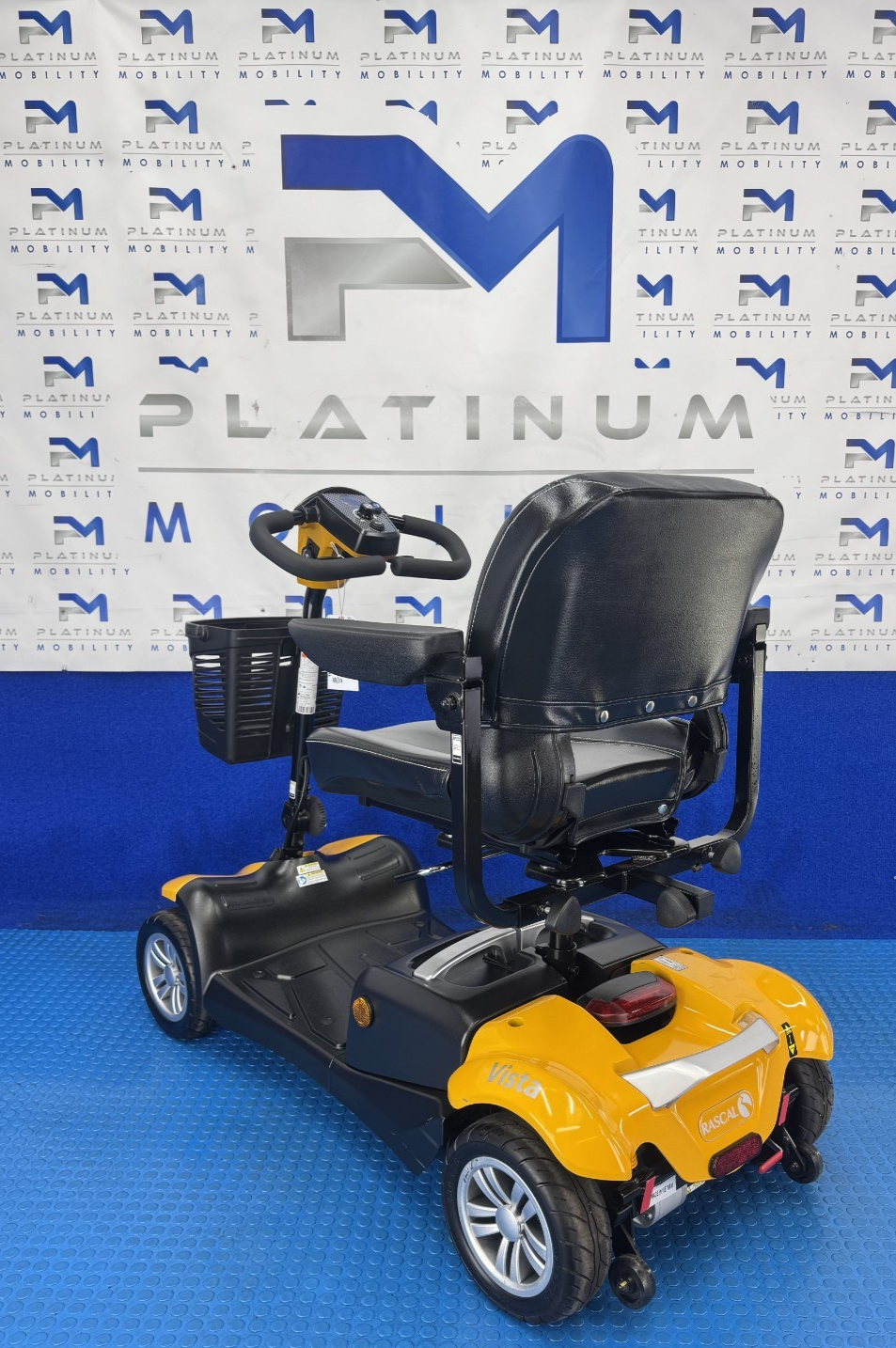 Rascal Vista Mobility Scooter New Batteries Solid Tyres 4mph 2425