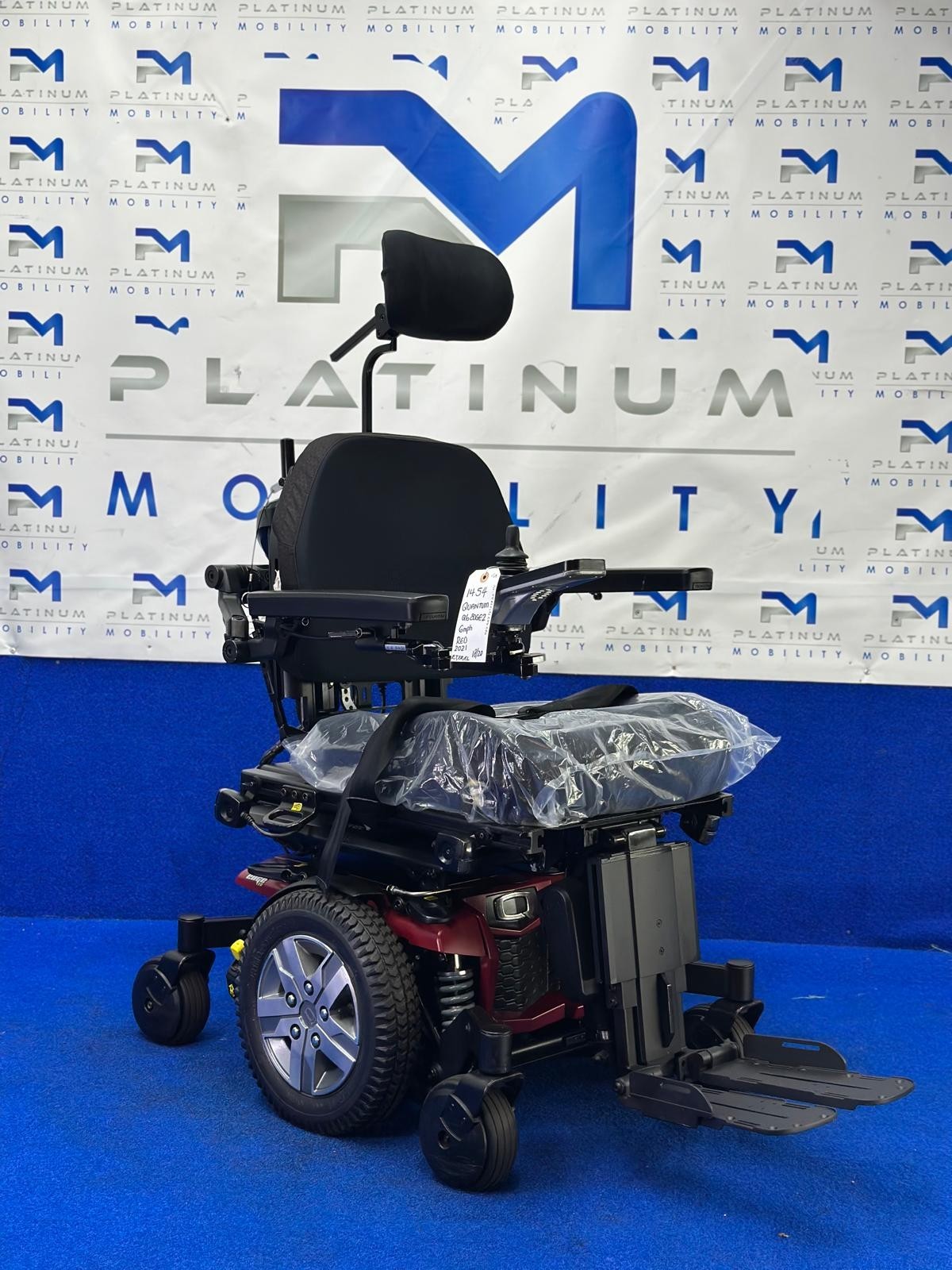 PRIDE QUANTUM Q6 EDGE 2.0 i-LEVEL 6 MPH ELECTRIC MOBILITY POWERCHAIR 1454