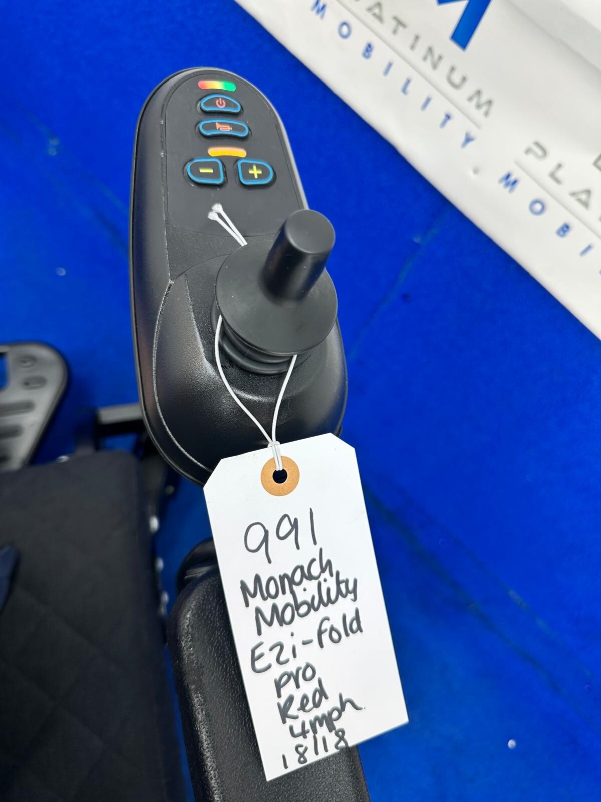 Monach Ezi-FOLD PRO FOLDING ELECTRIC WHEELCHAIR MOBILITY POWERCHAIR 4 MPH 991