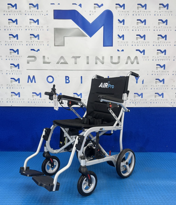 MONARCH AIR PRO LIGHTWEIGHT FOLDING POWERCHAIR 12.5KG TRAVEL 2338
