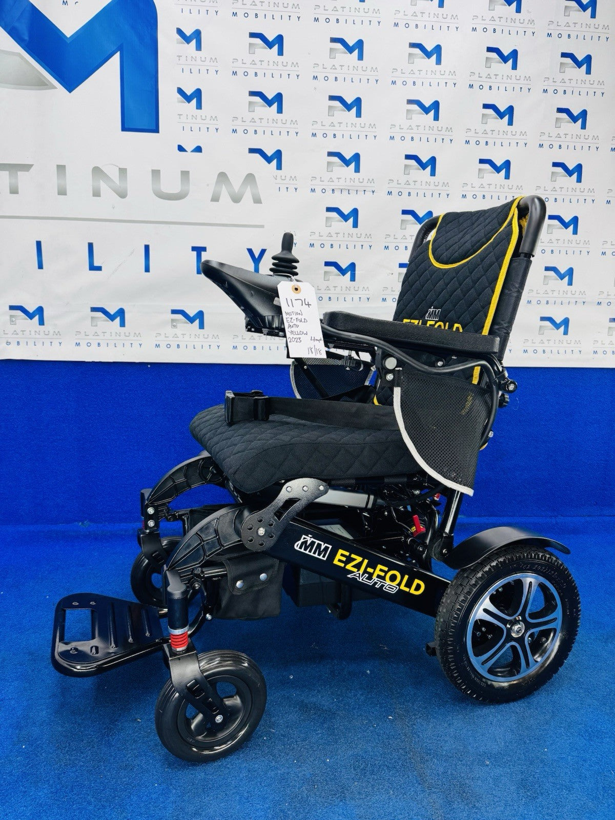 2023 Monarch MM Ezi Fold Electric Wheelchair Powerchair - Auto Fold Fob Control