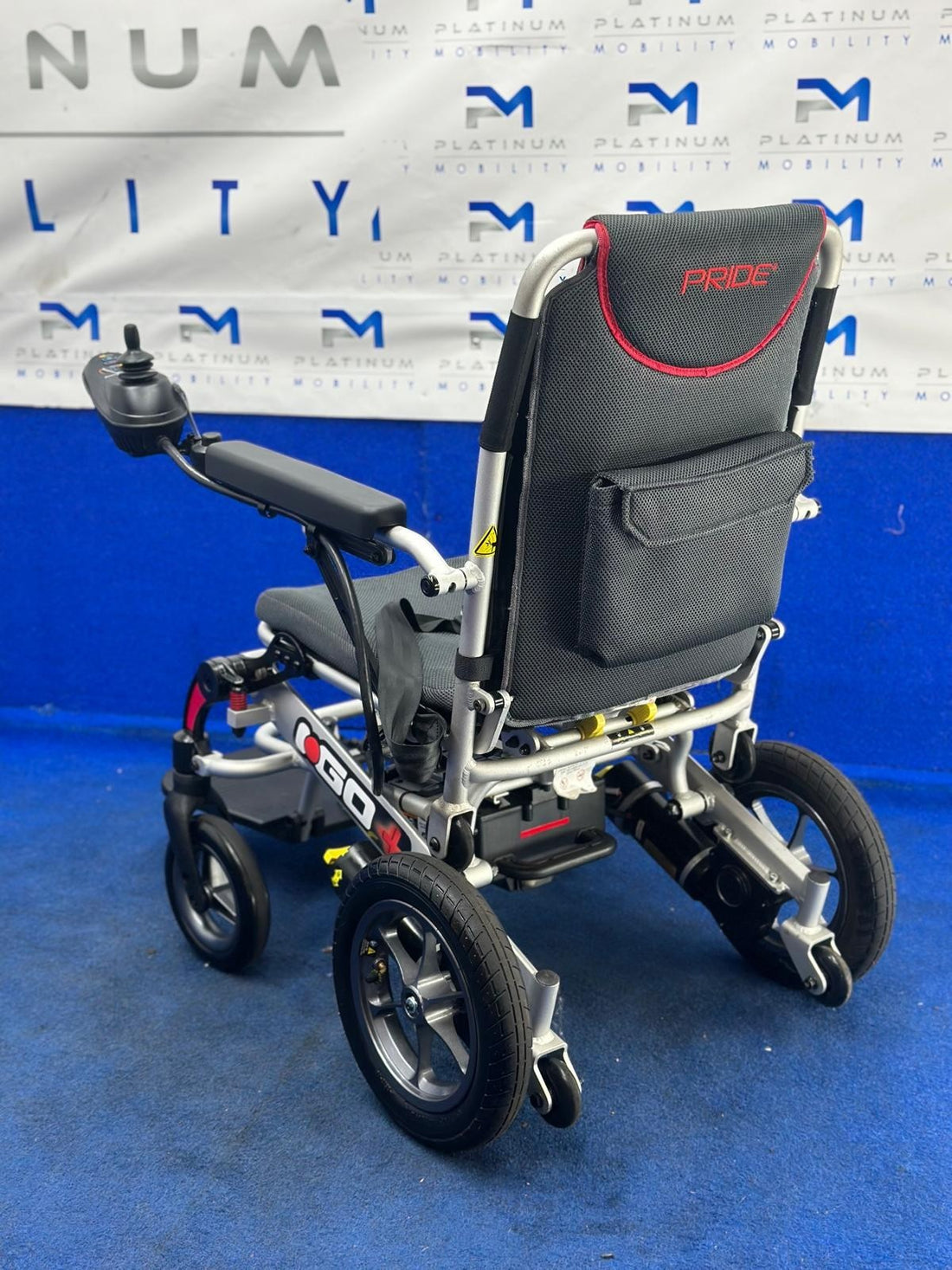 Pride iGo Plus Folding Powerchair 4Mph – Lightweight Electric Wheelchair (994)