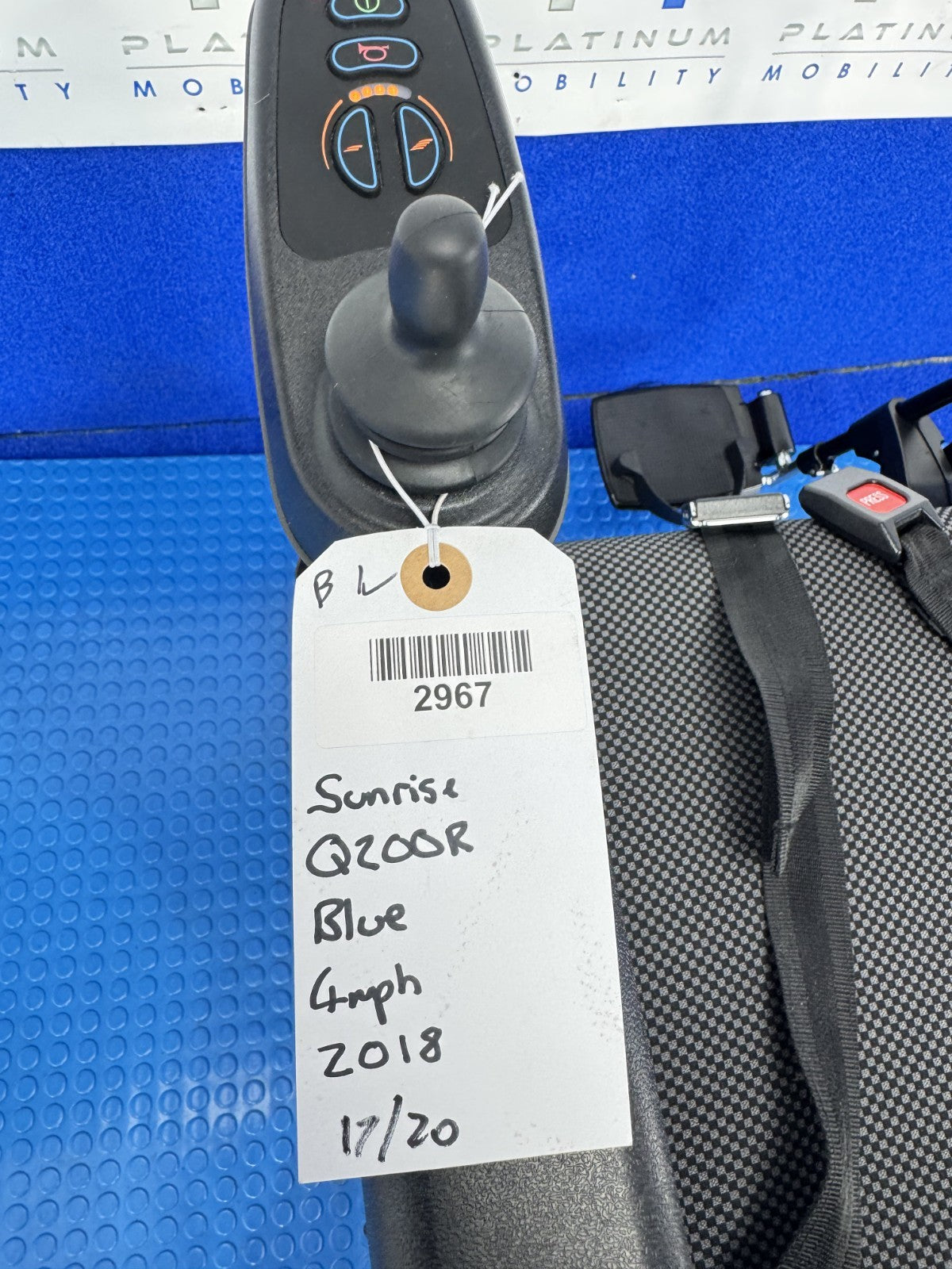 SUNRISE Q200R RWD 4MPH ELECTRIC WHEELCHAIR MOBILITY POWERCHAIR 2967