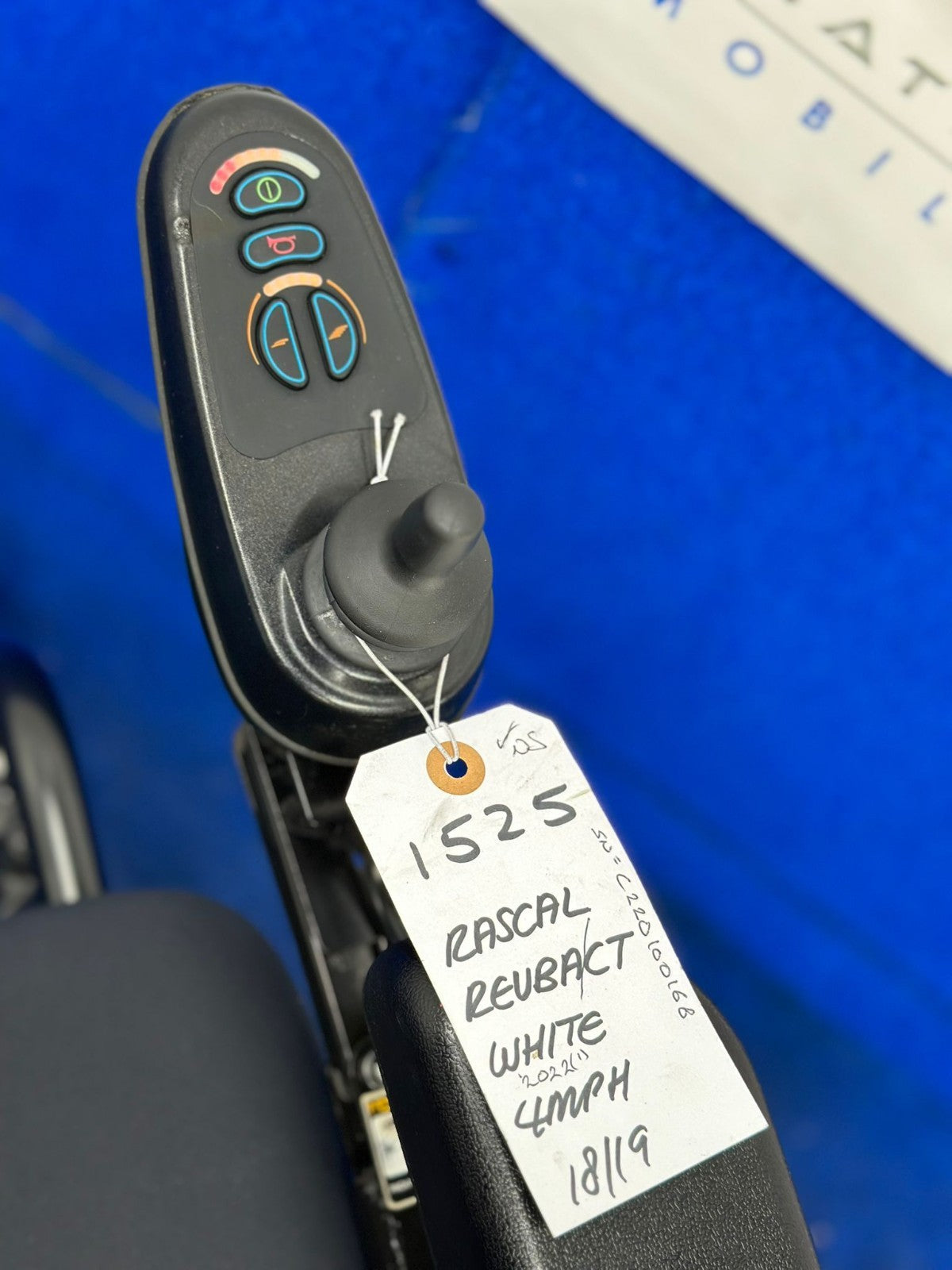 Rascal Rueba CT 4mph All Terrain Electric Wheelchair Powerchair Mobility 1525