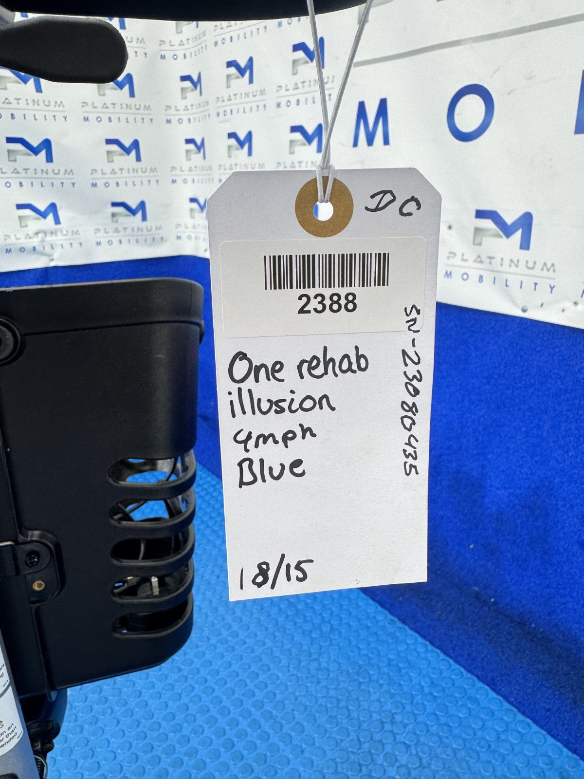 One Rehab Illusion Electric Wheelchair Lithium Battery 2388