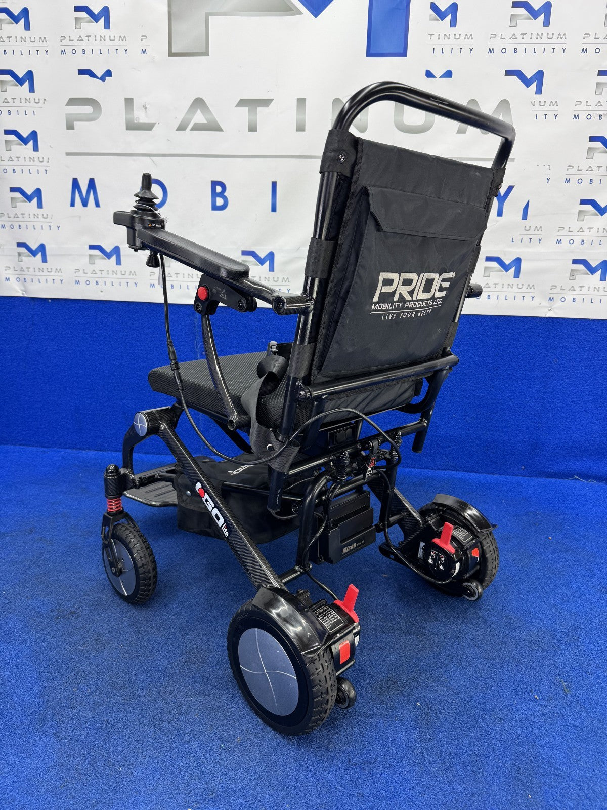 Pride I Go Lite Carbon Fibre Lightweight Portable Powerchair 18kg 4mph 1729