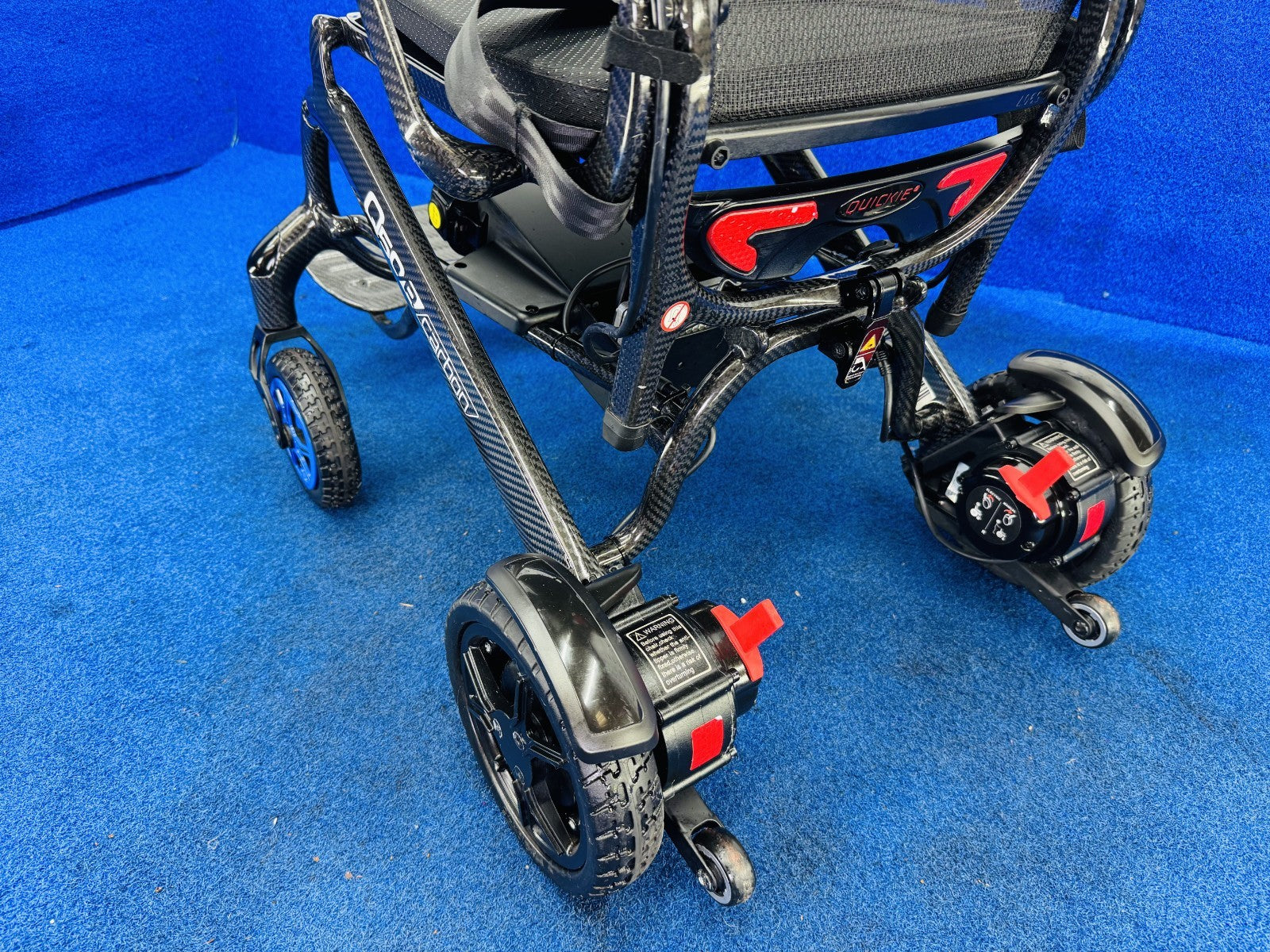 Sunrise QUICKIE Q50R CARBON FIBRE ELECTRIC POWERCHAIR FOLDING 4MPH 1777