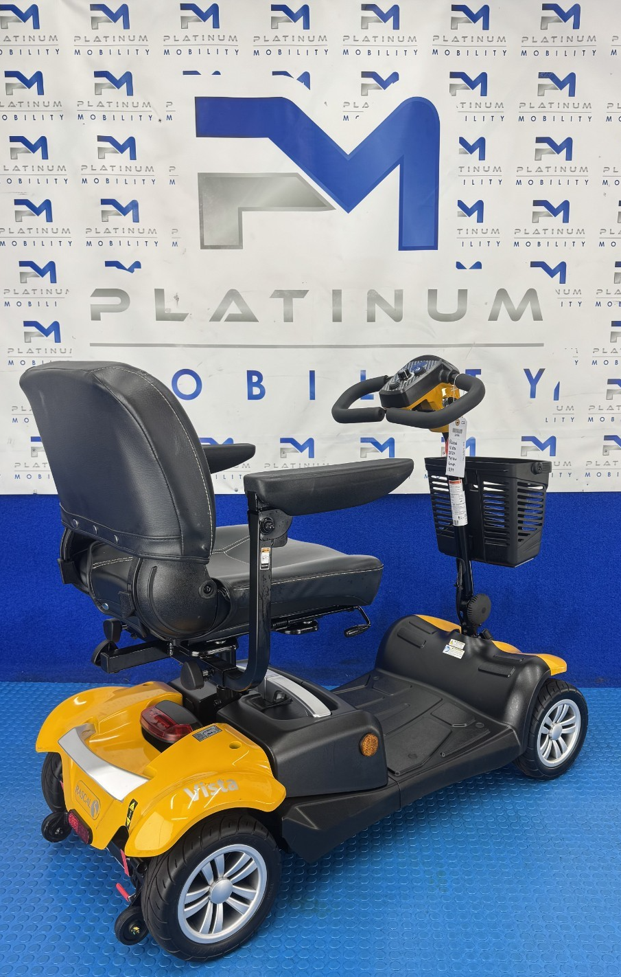 Rascal Vista Mobility Scooter New Batteries Solid Tyres 4mph 2404