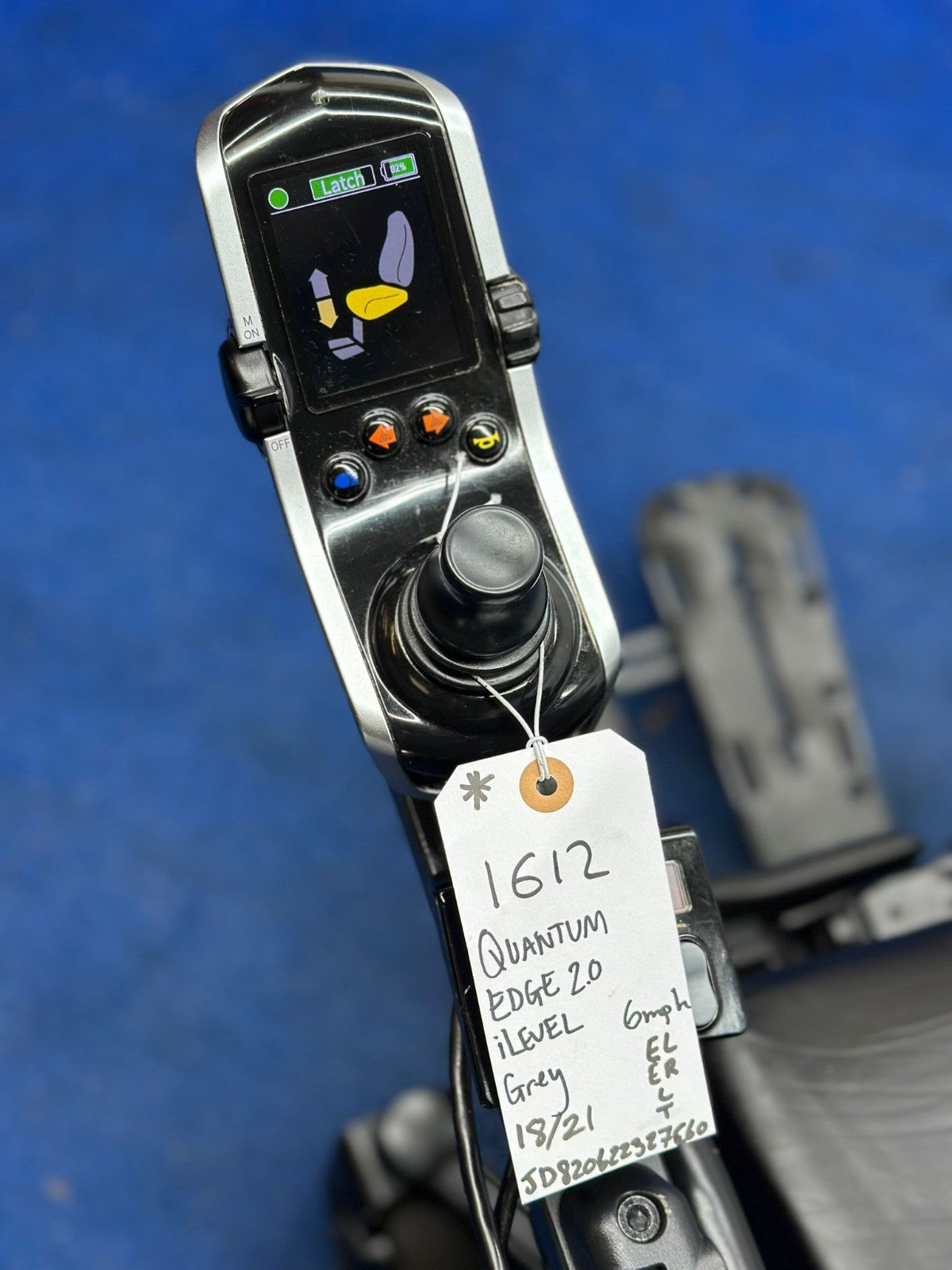 PRIDE QUANTUM Q6 EDGE 2.0 i-LEVEL 6 MPH ELECTRIC MOBILITY POWERCHAIR 1612