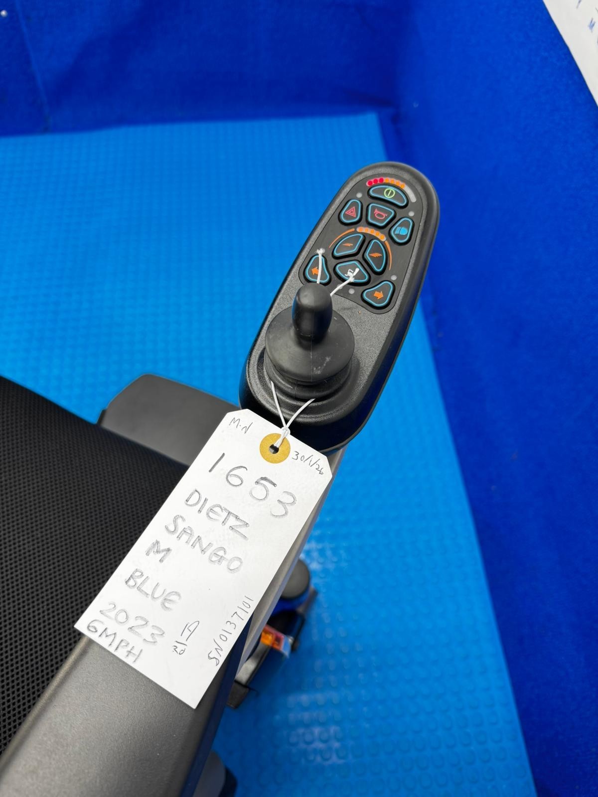 DIETZ SANGO ADVANCED M  6MPH ELECTRIC WHEELCHAIR POWERCHAIR 1653