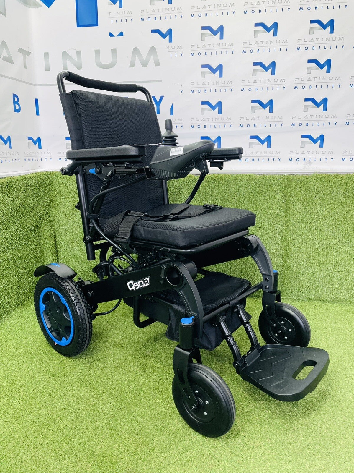 QUICKIE Q50R FOLDING 4MPH TRANSPORTABLE LITHIUM ELECTRIC POWERCHAIR WHEELCHAIR