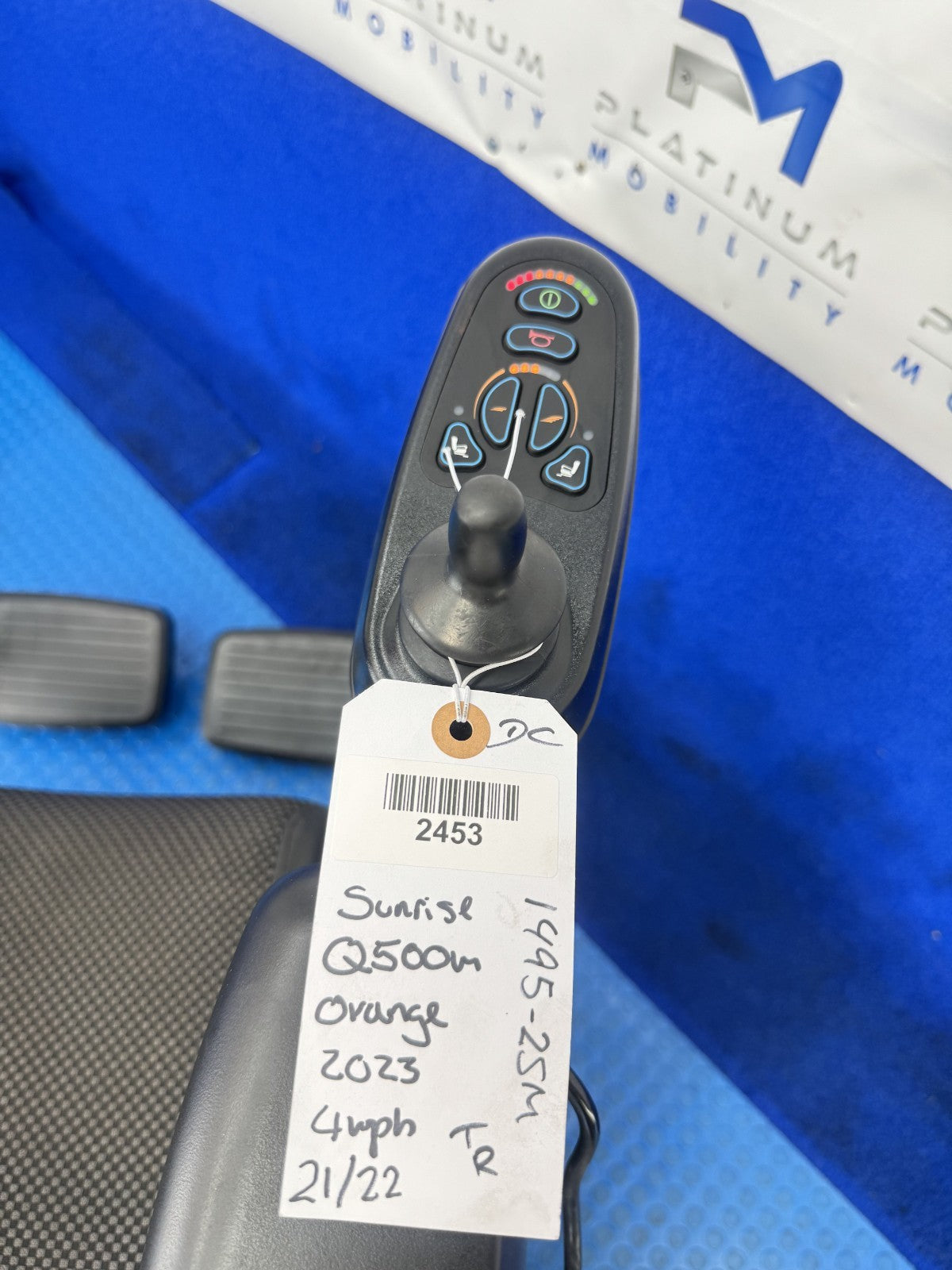 SUNRISE QUICKIE Q500M 4MPH ELECTRIC WHEELCHAIR RISER TILT POWERCHAIR 2453