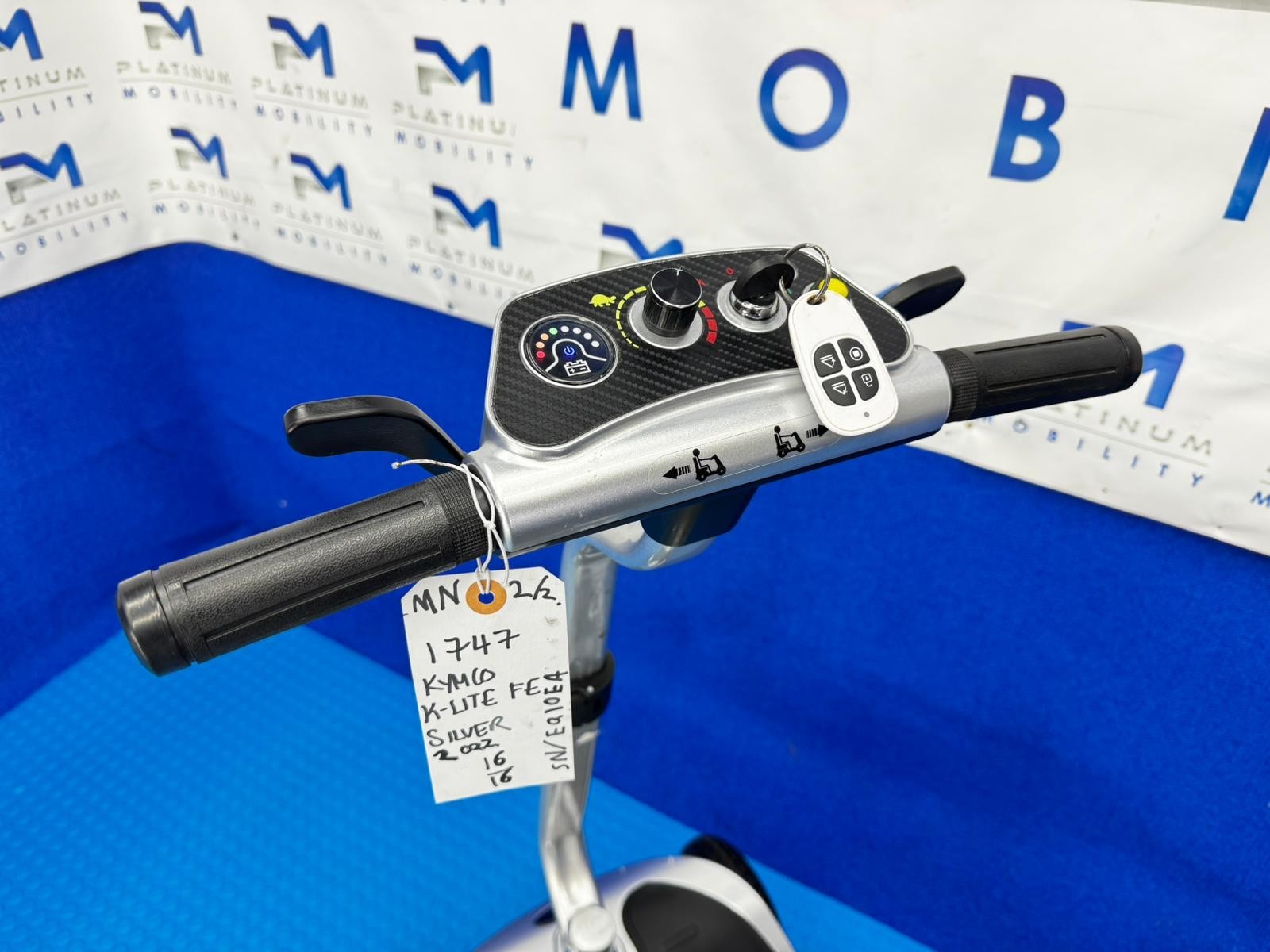 Kymco K-Lite FE Remote Mobility Scooter Auto Folding Lightweight 4MPH 1747