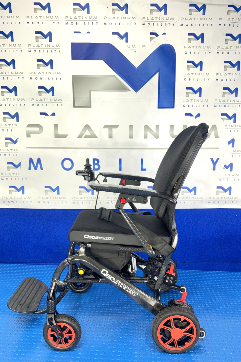Sunrise Quickie Q50R 14KG Carbon Fibre Electric Wheelchair Powerchair 4MPH 2981