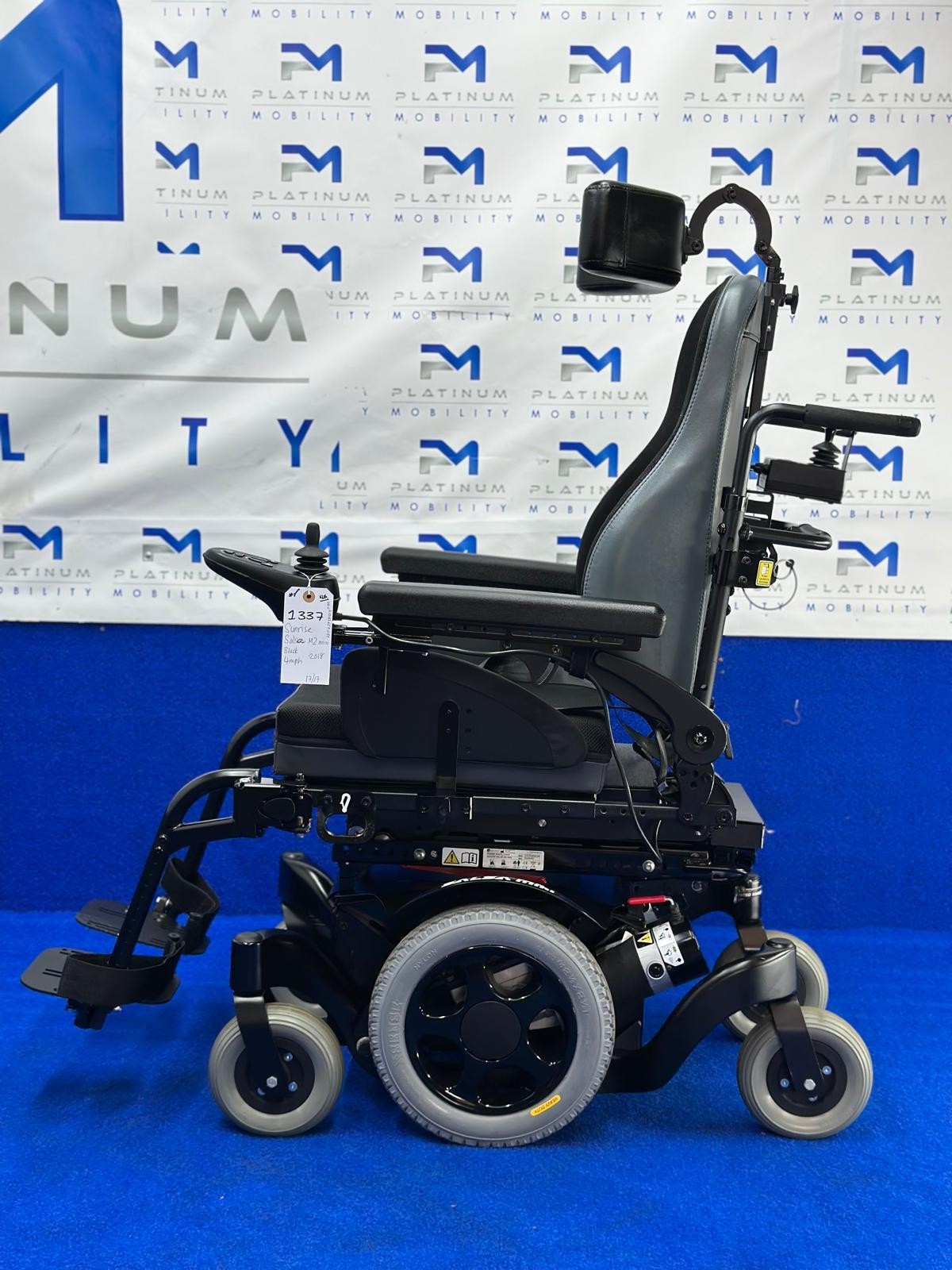 Quickie Sunrise M2 Mini 4Mph Electric Wheelchair Powerchair Riser Attendant 1337
