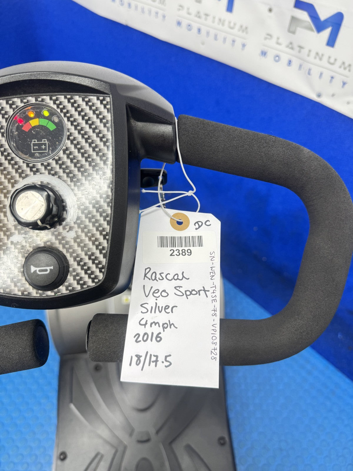 Rascal Veo Sport SR | Luxury Transportable Mobility Scooter 4mph - 2389