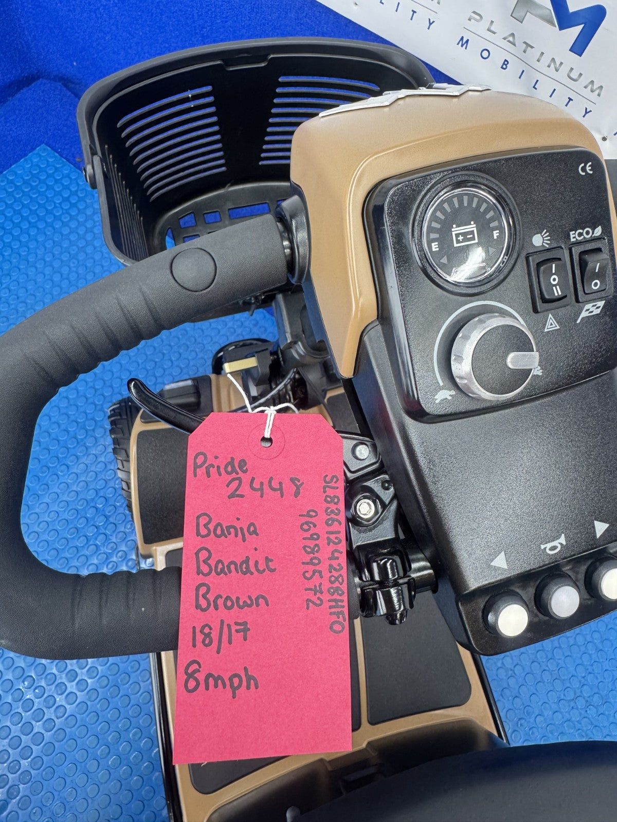 Pride Baja Bandit 8mph Mobility Scooter Off Road Performance 2448
