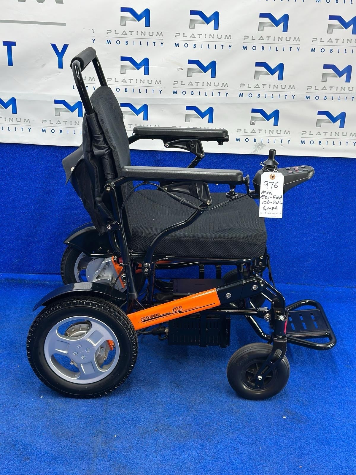2024 Monarch MM Ezi-Fold 4 MPH Folding Lightweight Lithium Portable Powerchair