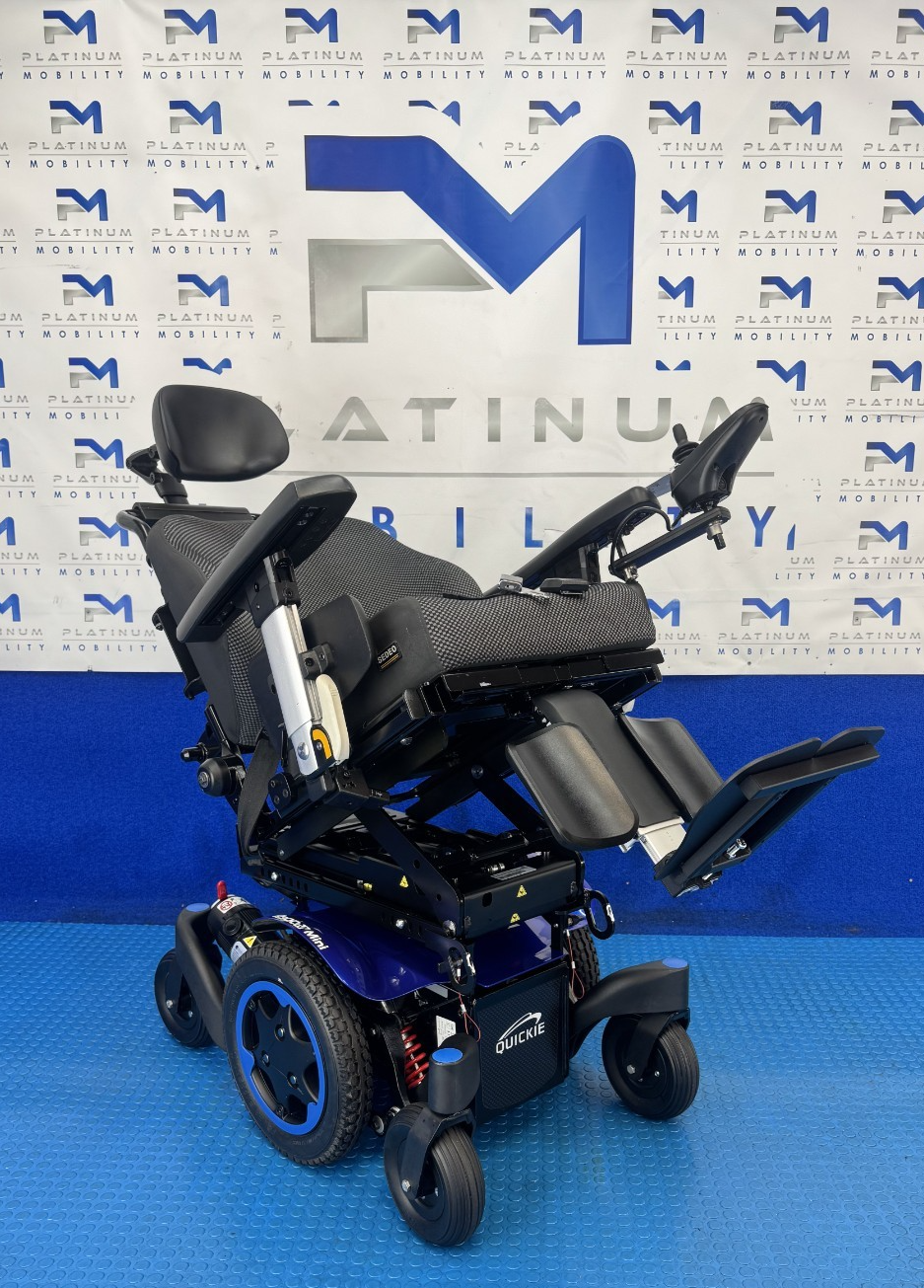 Sunrise Quickie Q300M Powerchair 4 mph Riser, Tilt Electric Wheelchair 2377
