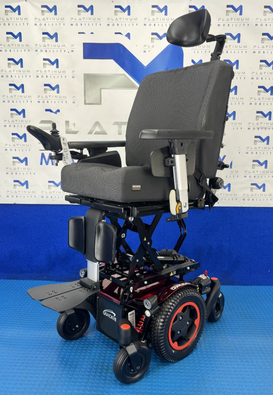 Sunrise Quickie Q300M Mini Powerchair 6 mph Riser, Tilt Electric Wheelchair 2786