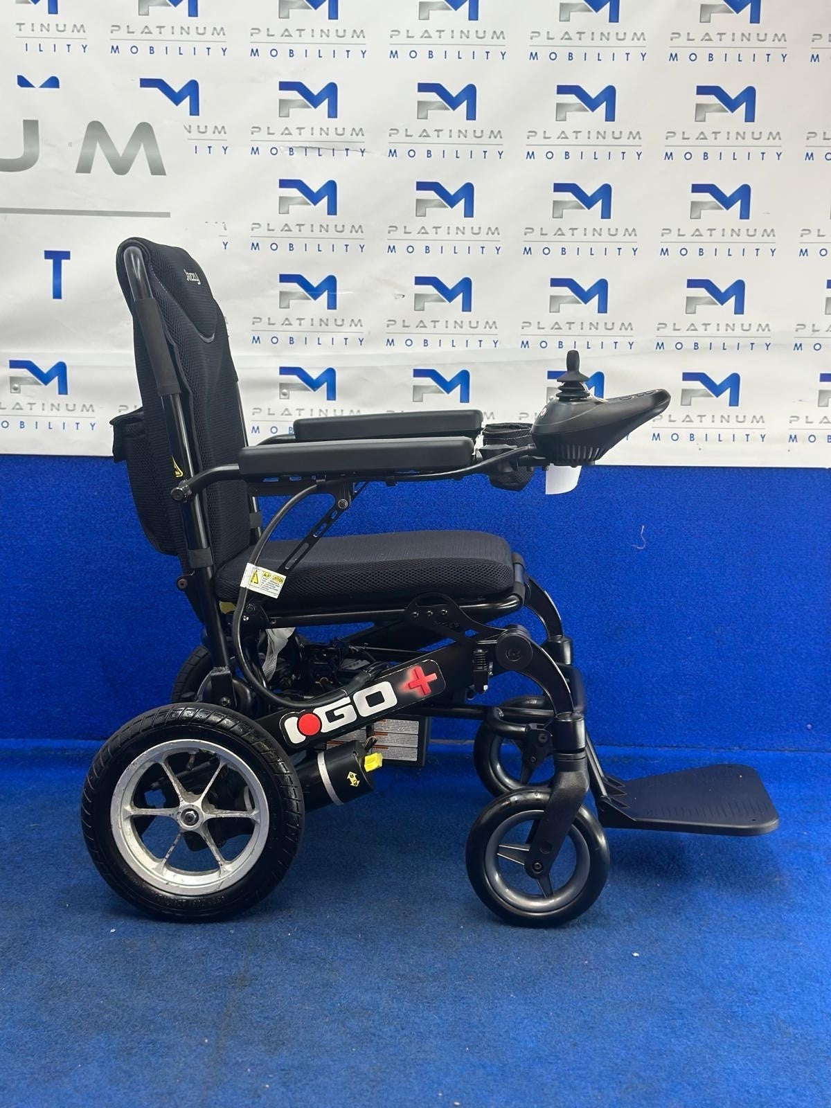 Pride i-Go Plus Folding Powerchair Lightweight Aluminium Electric Wheelchair 183