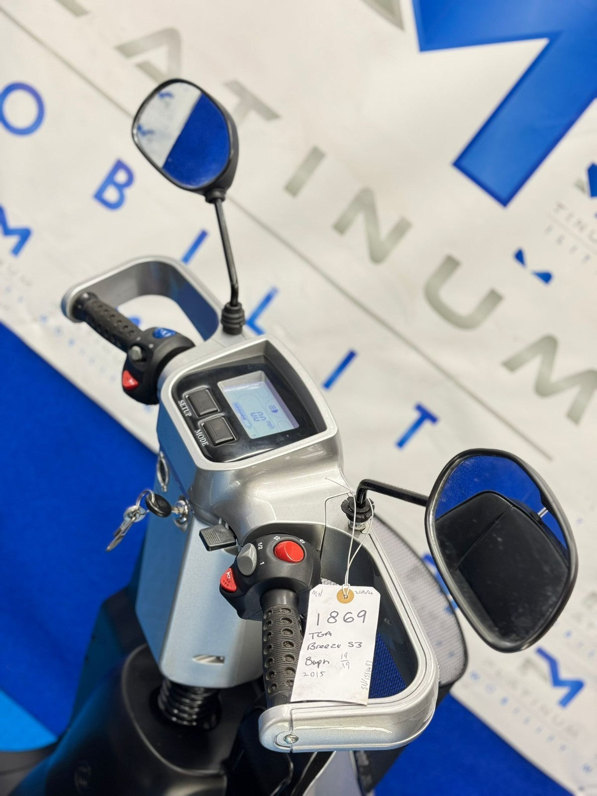 TGA Breeze S3 8MPH LARGE Electric Mobility Scooter All Terrain 1869