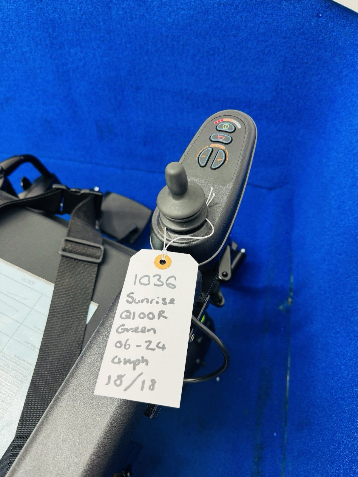 2024 SUNRISE Quickie Q100R 4 MPH Mobility Electric Wheelchair Powerchair 1036