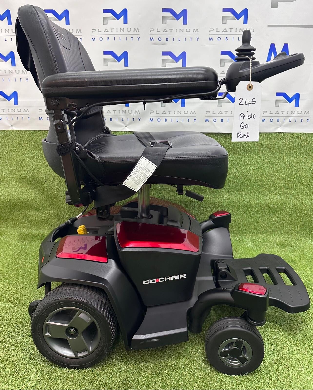 PRIDE GO CHAIR RWD 4MPH ELECTRIC TRANSPORTABLE MOBILITY POWERCHAIR WHEELCHAIR