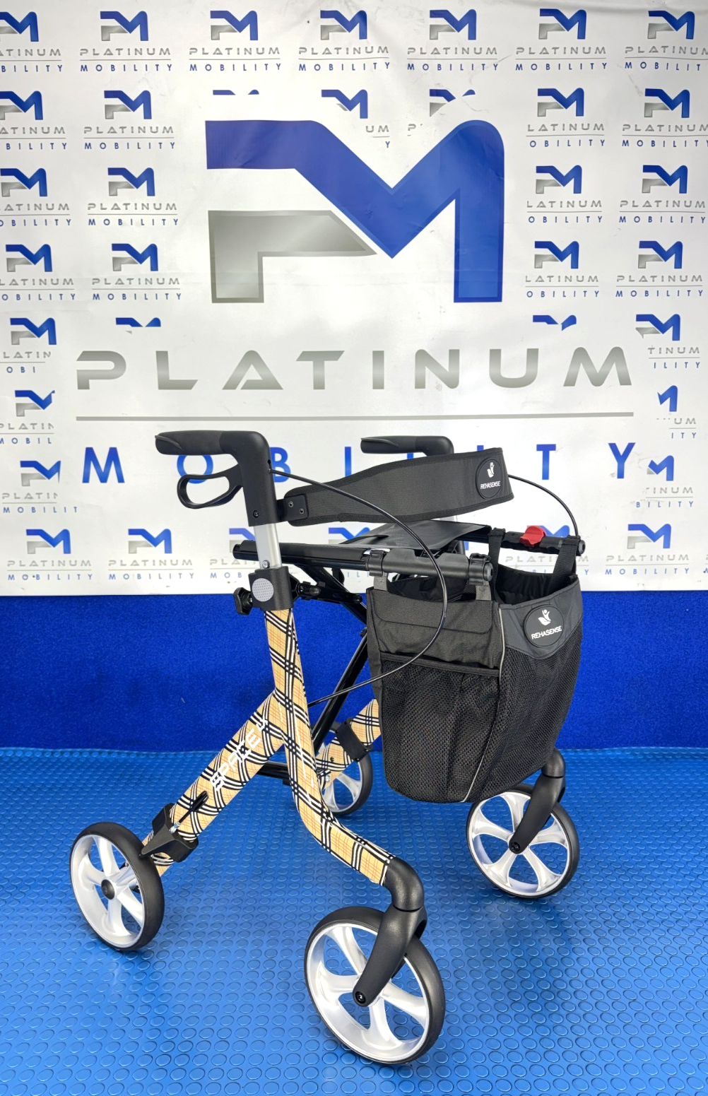 Rehasense Space LX Rollator Checkmate Lightweight Folding Walker BRAND NEW