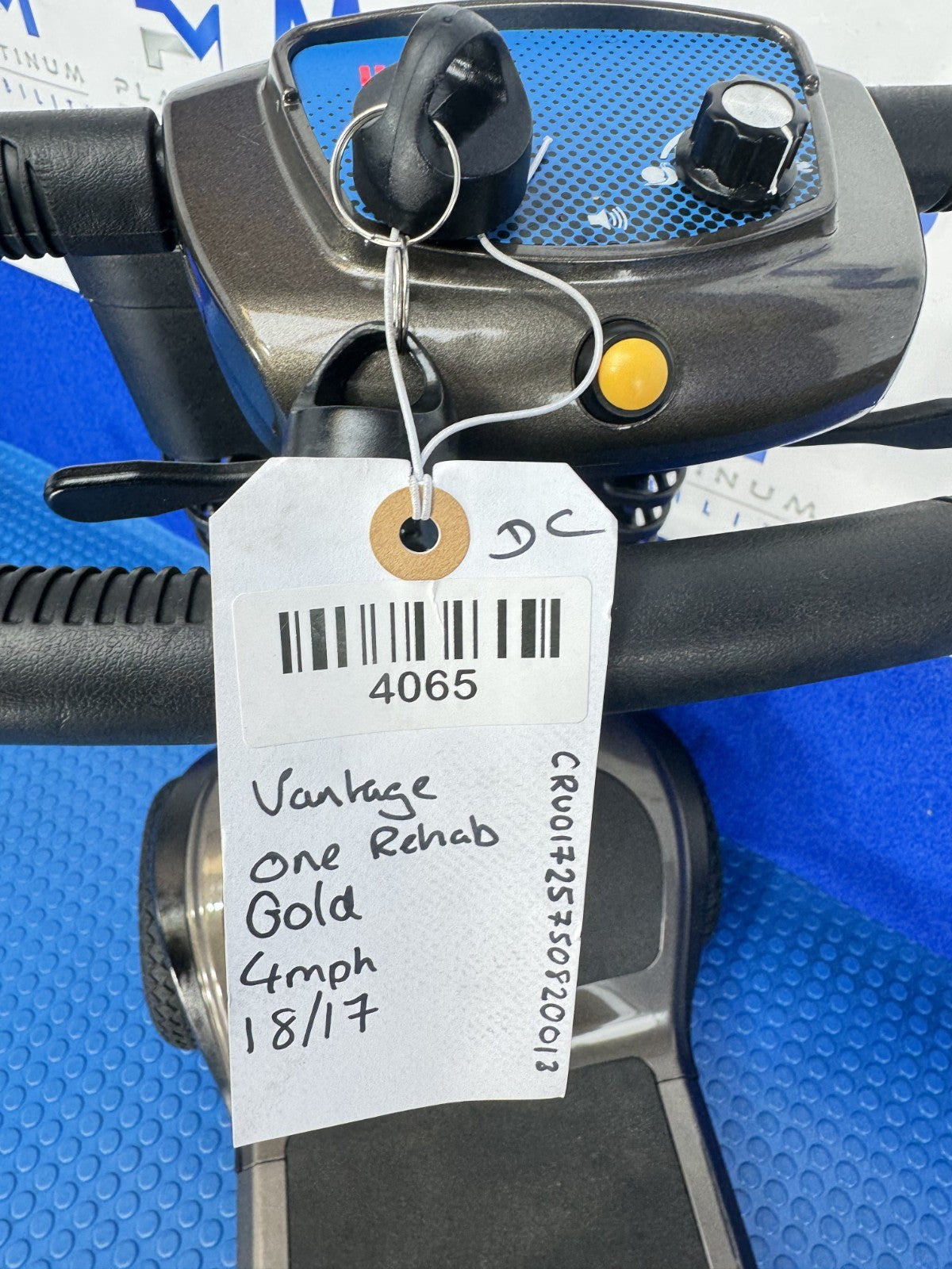 One Rehab Vantage Lightweight Mobility Scooter 4MPH Portable 4065