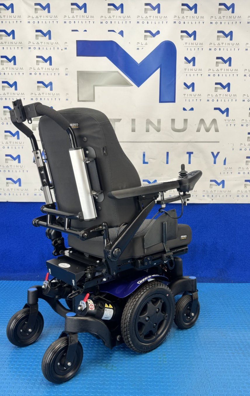 Sunrise Quickie Q300M Mini Powerchair 4 mph Riser, Tilt Electric Wheelchair 2361