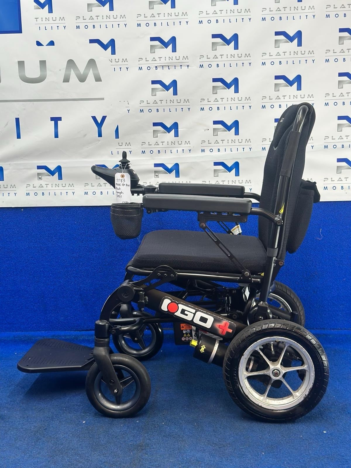 Pride i-Go Plus Folding Powerchair Lightweight Aluminium Electric Wheelchair 183