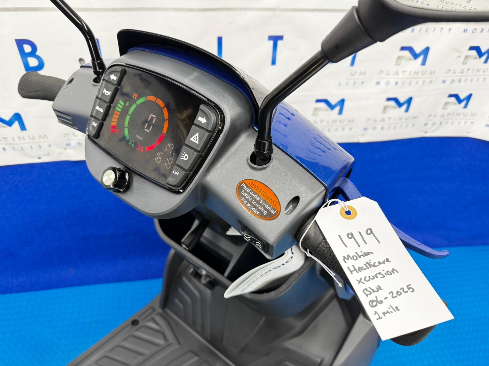 Demo 2025 Motion Healthcare Xcursion Mobility Scooter 8MPH Stunning 1919