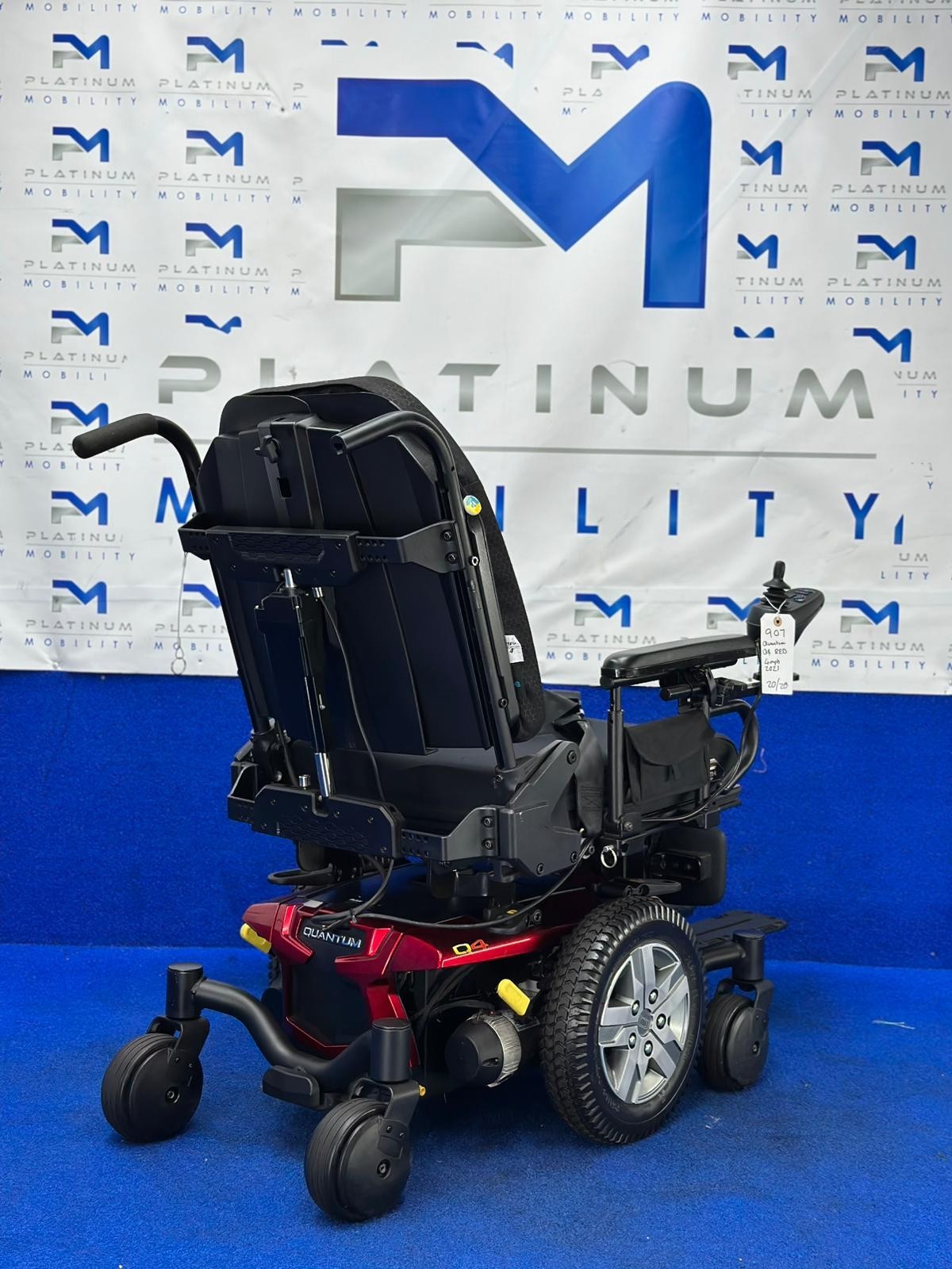 PRIDE QUANTUM Q4 MWD 5MPH ELECTRIC SEAT MOBILITY POWERCHAIR WHEELCHAIR 907