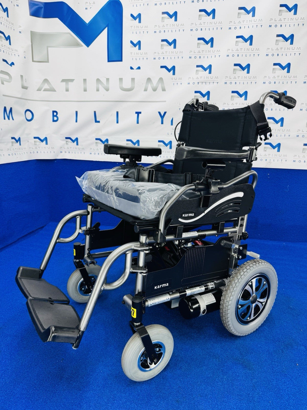 Karma Falcon KP-25 Powerchair – Attendant 4mph Lightweight Wheelchair (1280)