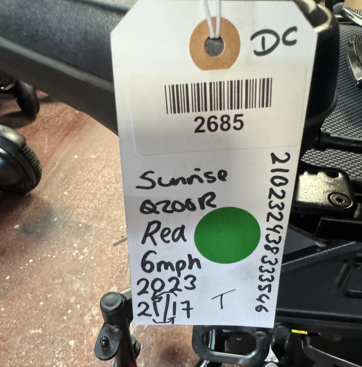 SUNRISE Q200R RWD 6MPH ELECTRIC TILT WHEELCHAIR MOBILITY POWERCHAIR 2685
