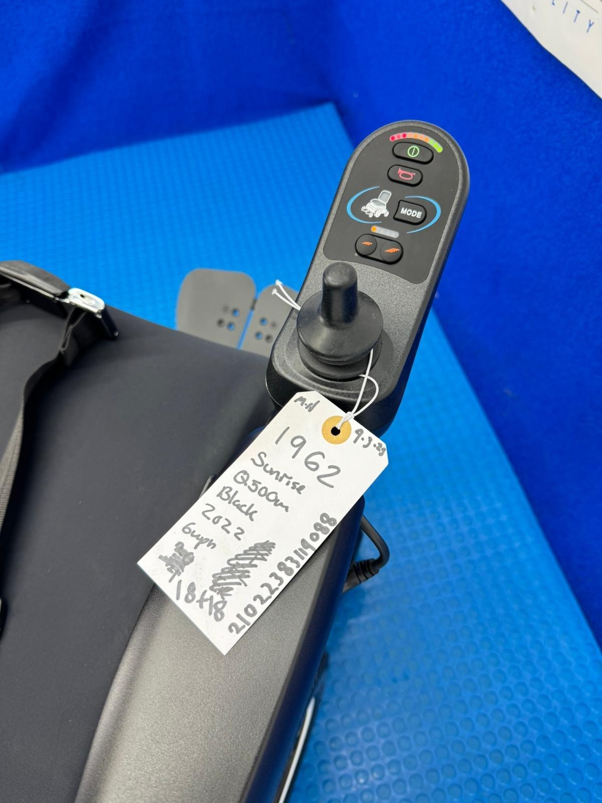 SUNRISE QUICKIE Q500M 6MPH ELECTRIC MOBILITY POWERCHAIR WHEELCHAIR CHAIR 1962