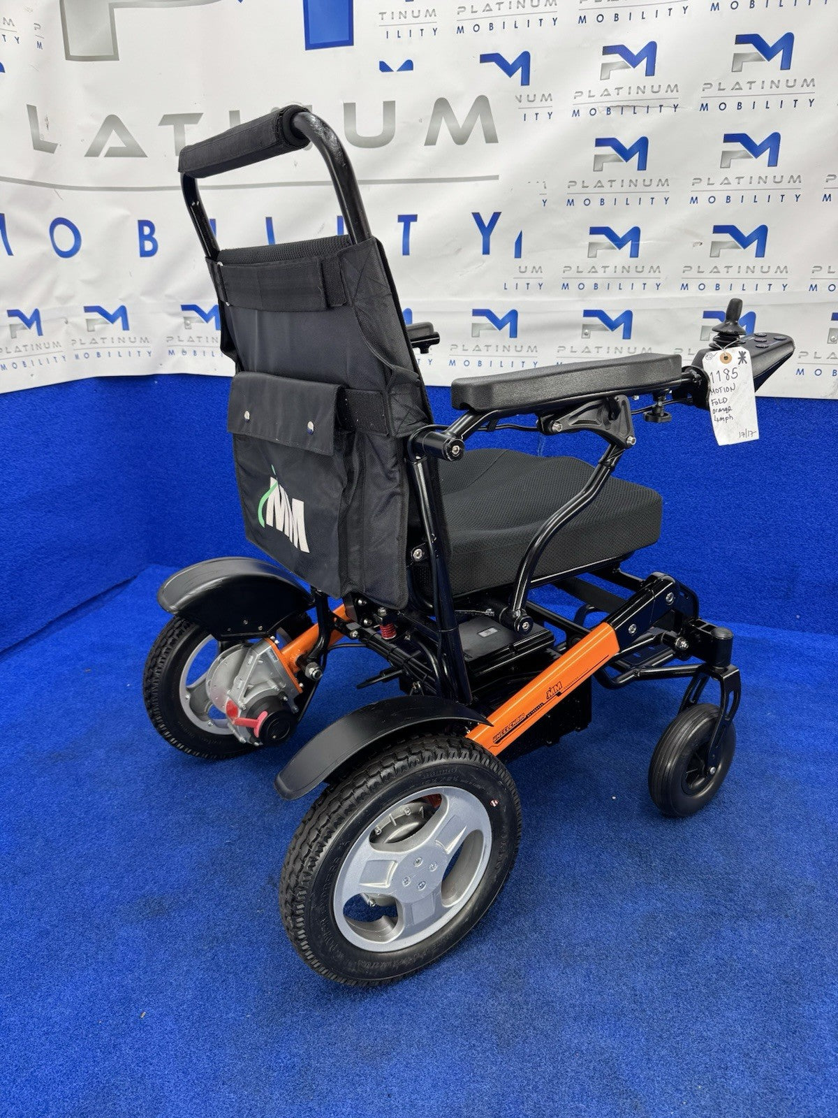 Monarch MM Ezi-Fold 4 MPH Folding Lightweight Lithium Portable Powerchair 1185
