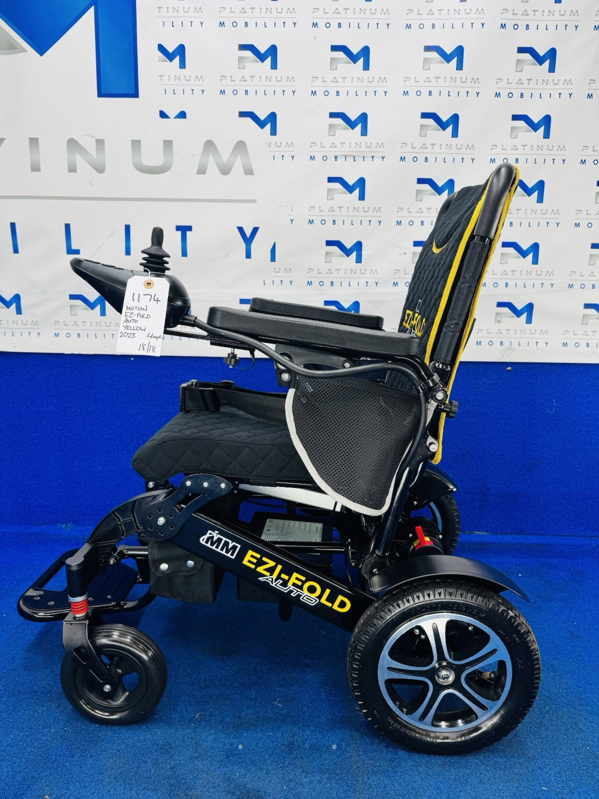 2023 Monarch MM Ezi Fold Electric Wheelchair Powerchair - Auto Fold Fob Control