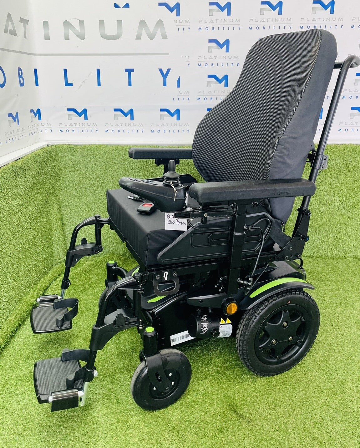 SUNRISE Quickie Q100R 4 MPH Compact Mobility Electric Wheelchair Powerchair