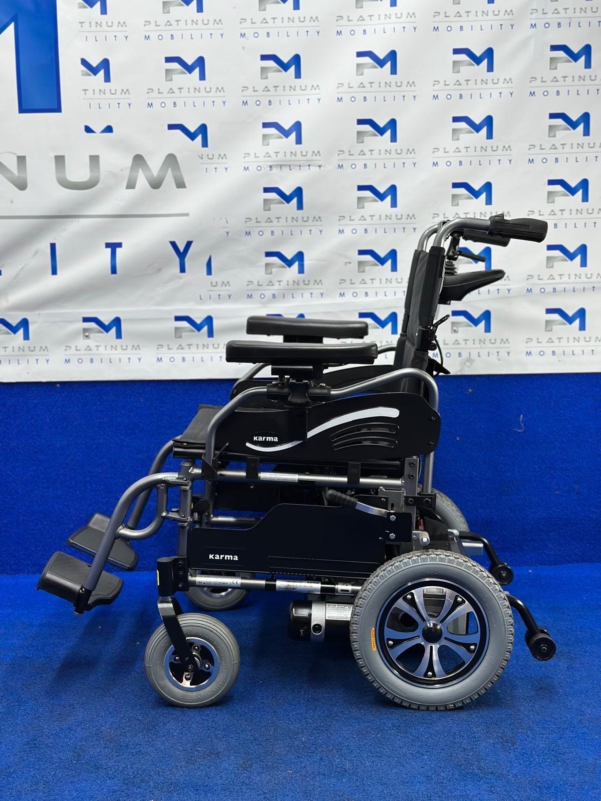 Karma Falcon KP-25 Powerchair – Attendant 4mph Lightweight Wheelchair (1286)
