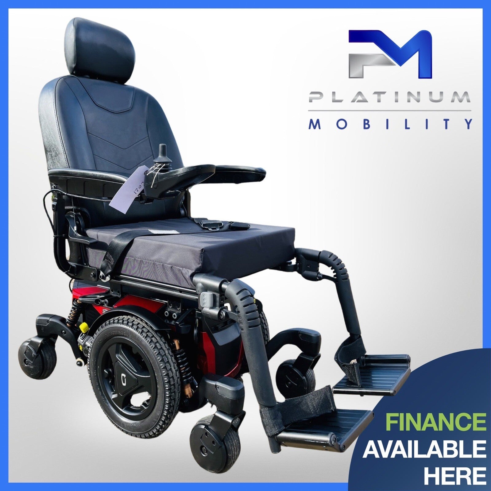 PRIDE QUANTUM EDGE 3 STRETTO 6 MPH ELECTRIC POWER WHEELCHAIR MOBILITY POWERCHAIR