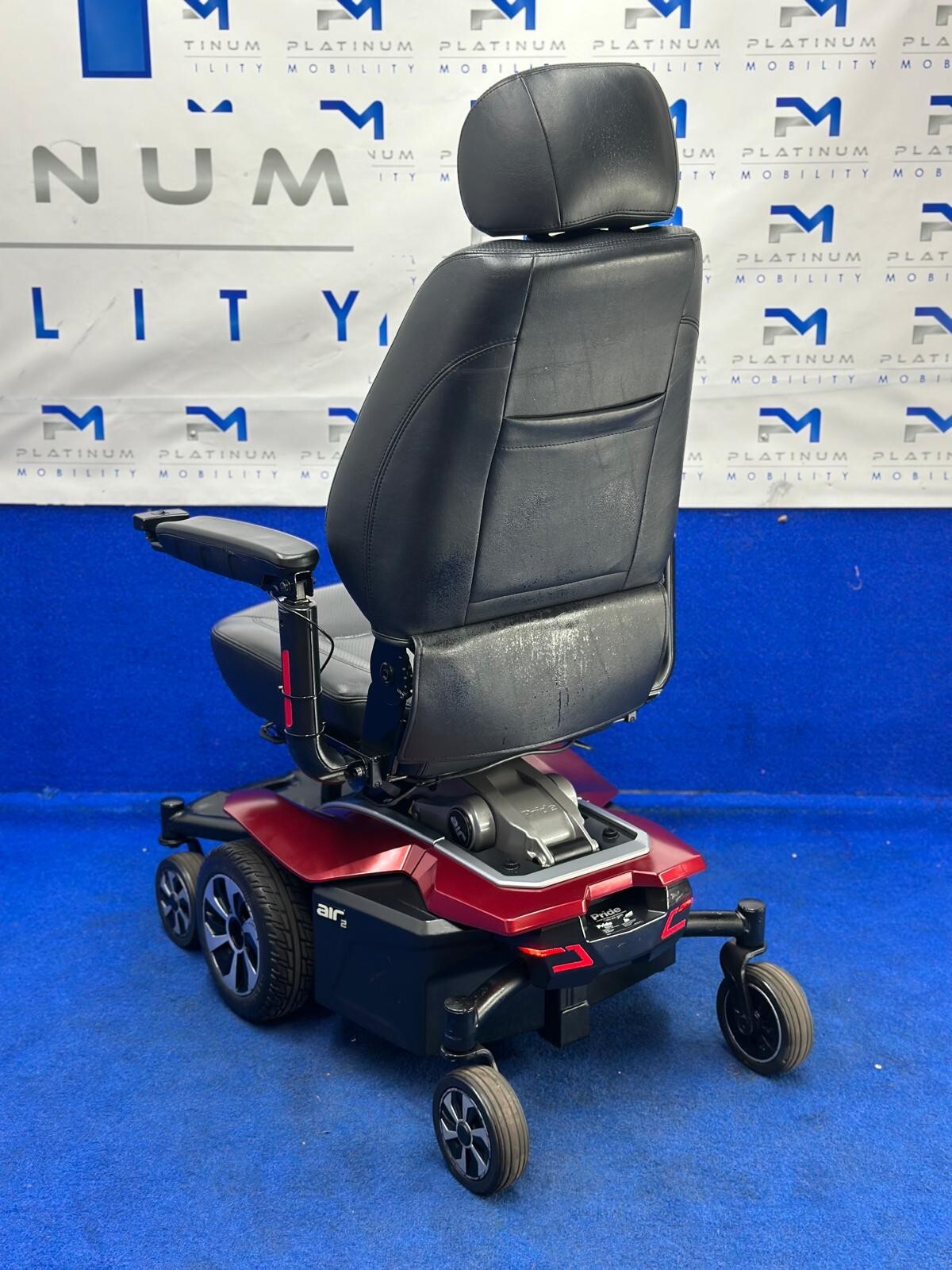 Pride Jazzy Air 2.0 Power Chair Electric Wheelchair with Electric Seat Lift 1011