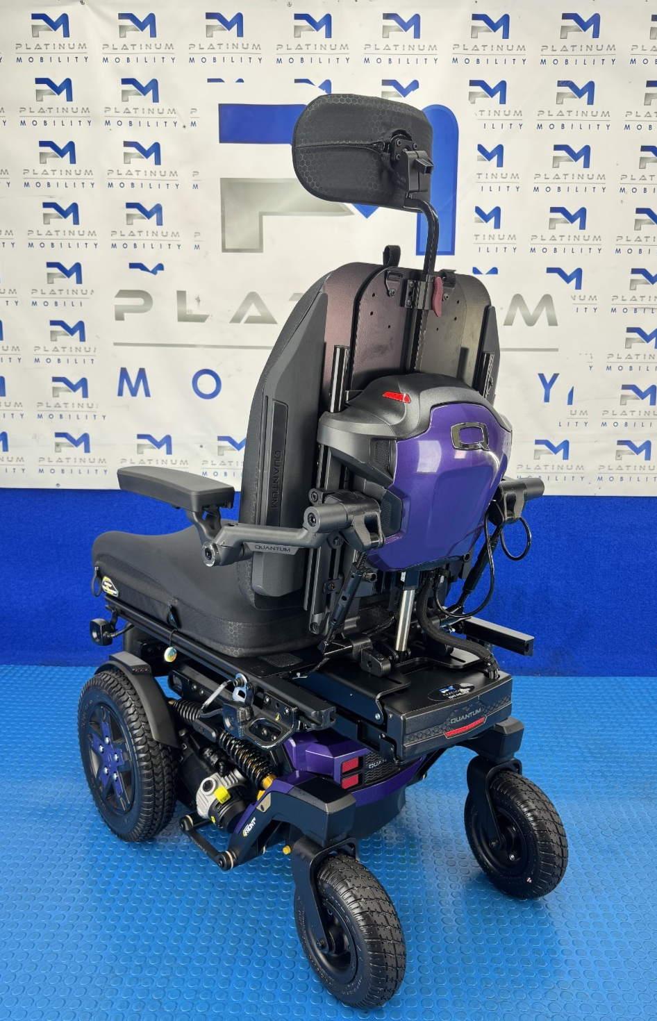 Quantum Pride 4 front 2 Electric Wheelchair RISE TILT RECLINE 6mph 2761