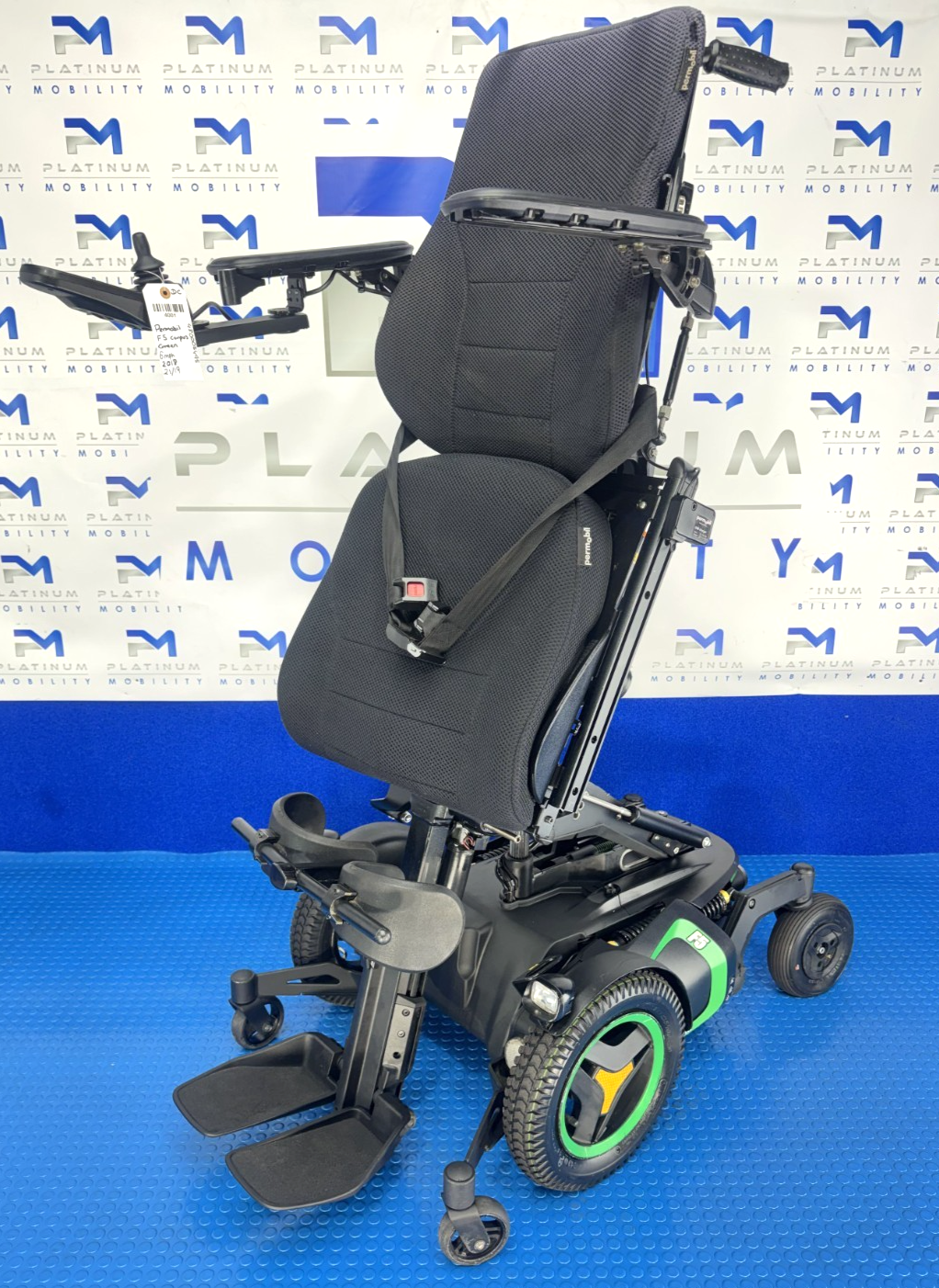 Permobil F5 Assisted Standing, Rise, Tilt, Electric Legs, Recline, 6mph 4001